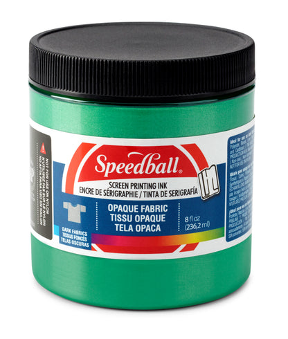 Speedball Shimmer Fabric Screen Printing Ink 236ml – Emerald