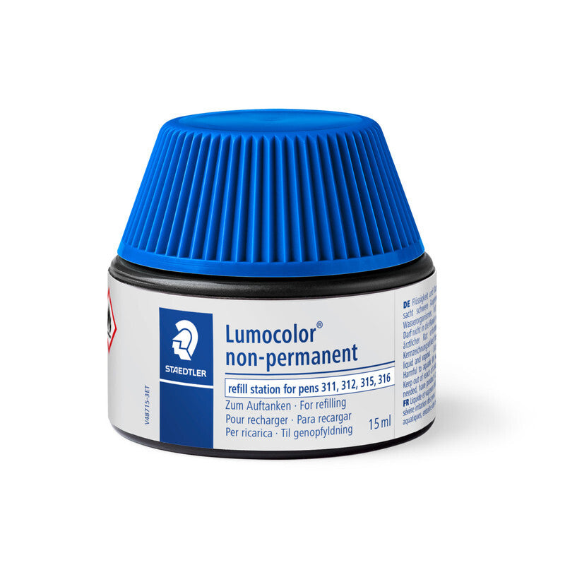 Staedtler Lumocolor Non-Permanent Refill Station 487 15 – Blue