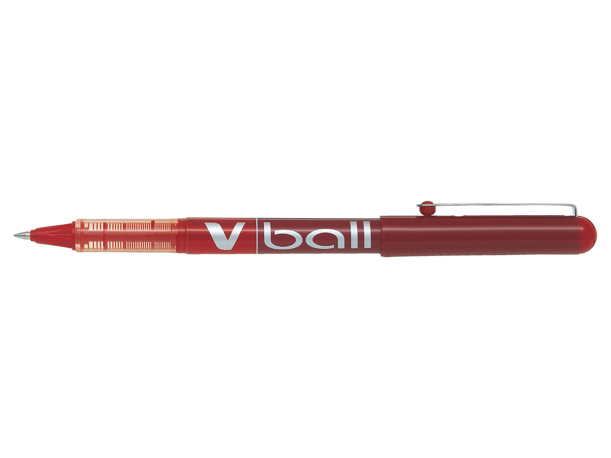 Pilot V-Ball 05 Liquid Ink Rollerball 0.5 Fine – Red