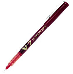 Pilot Hi-Tecpoint V7 Liquid Ink Rollerball 0.7 – Red