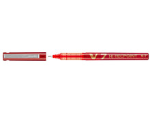 Pilot Hi-Tecpoint V7 Liquid Ink Rollerball 0.7 – Red