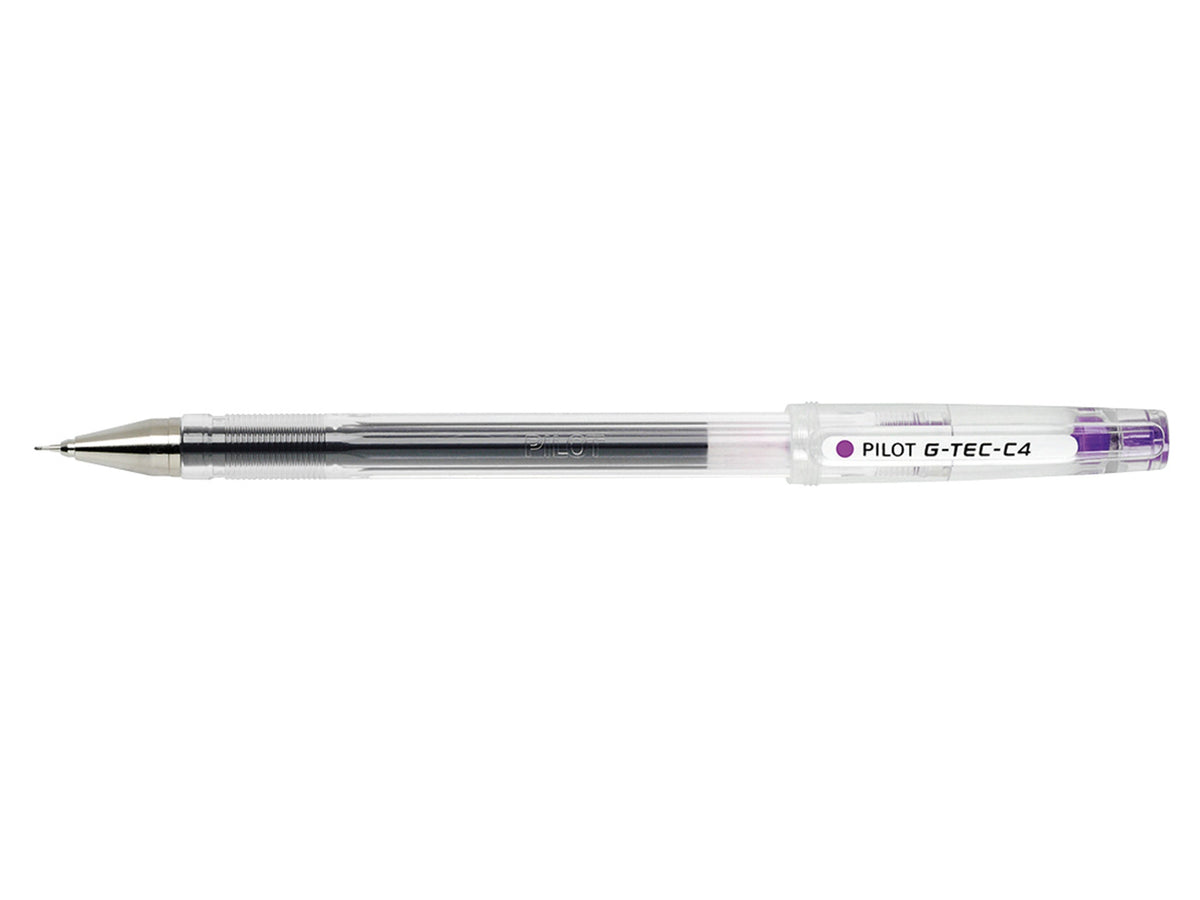 Pilot G-Tec-C4 Extra Fine Gel Pen 0.4 – Violet
