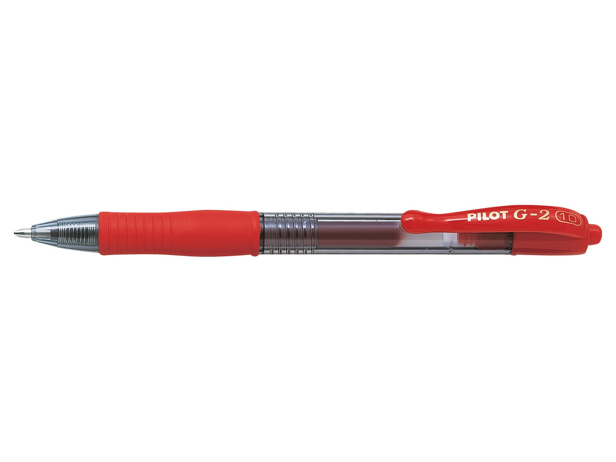 Pilot G-2 Retractable Gel Pen 1.0 Broad – Red
