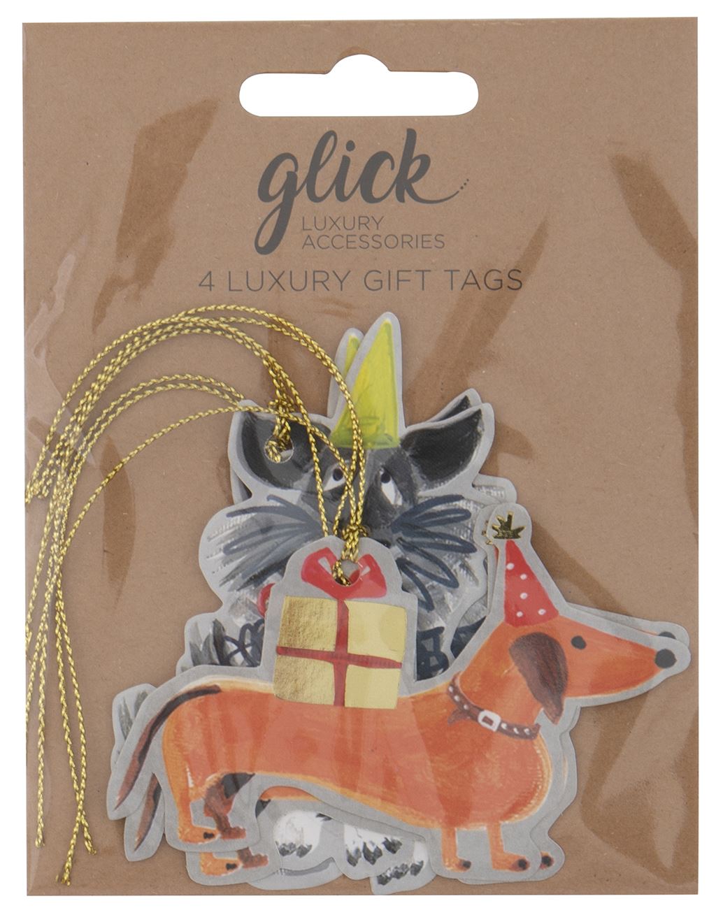 Tails Gift Tags (Pack of 4)