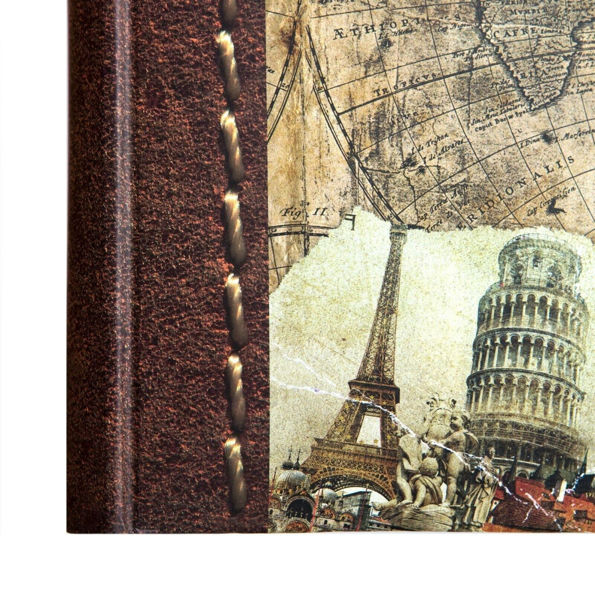 Kenro Old World Map travel album – spine