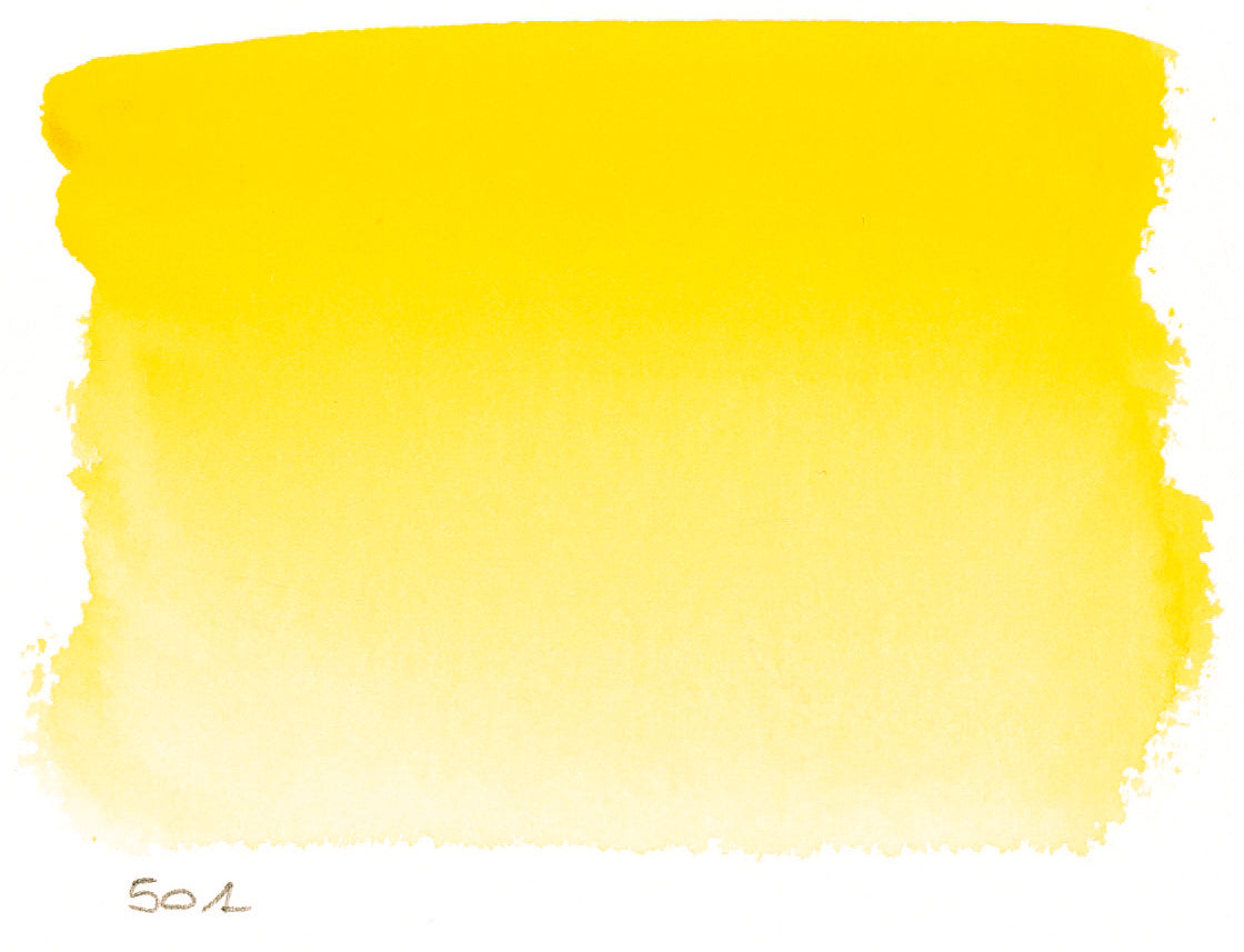 Sennelier Artist Watercolour Half Pan – Lemon Yellow 501