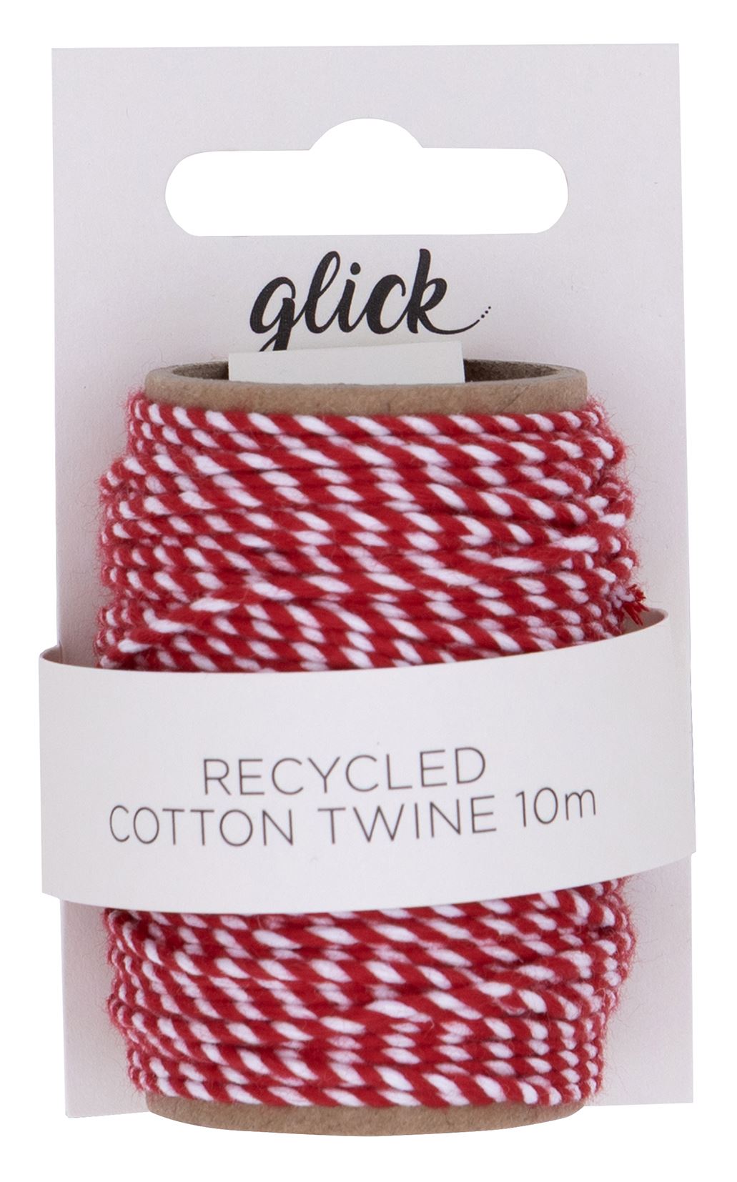 Red Recycled Cotton Twine (10m)
