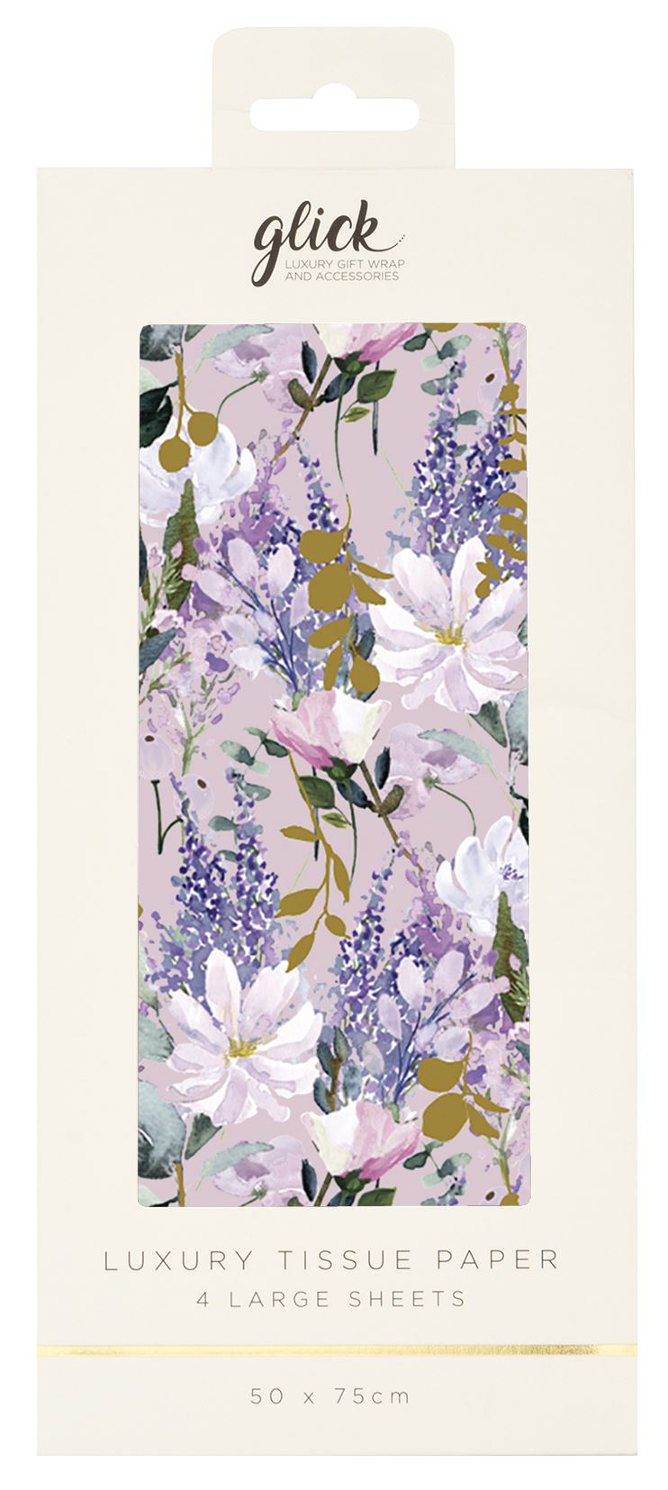 Buddleia Patterned Tissue Paper (4 Sheets) by Stephanie Dyment