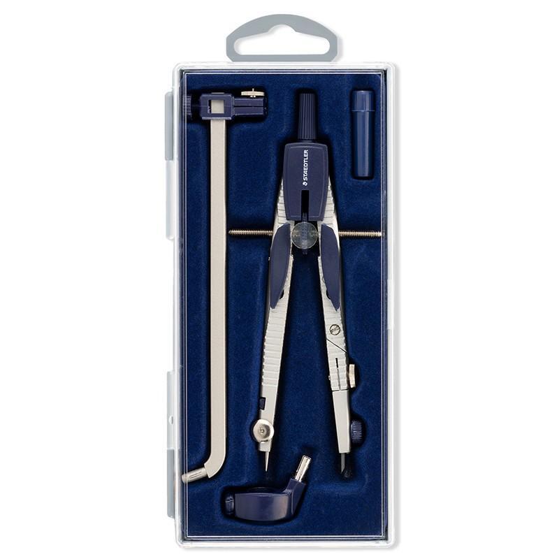 Staedtler Mars Comfort Quick-Set Compass 553 02 – Set in Case with Extension Bar – image 1