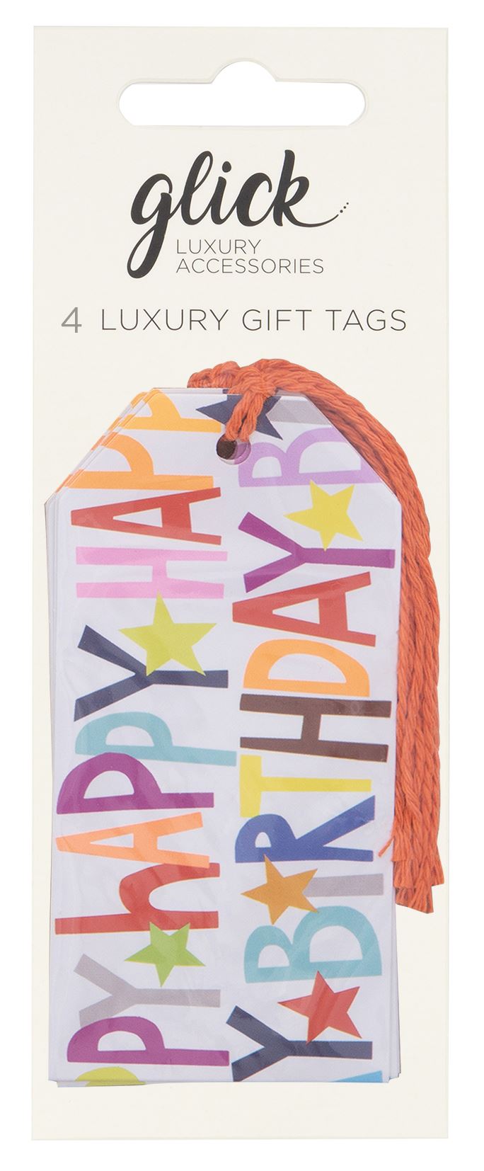 Happy Birthday Gift Tags (Pack of 4) by Paper Salad