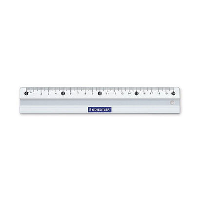 Staedtler Mars metal ruler 20 cm detail