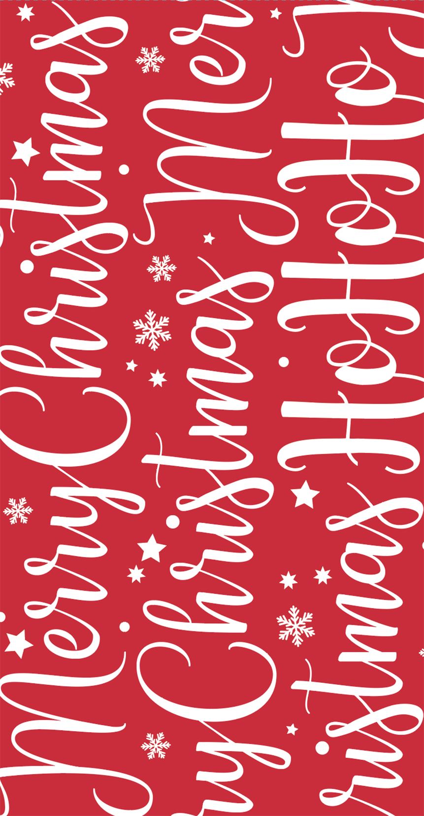 Merry Christmas Red Pocket Tissues