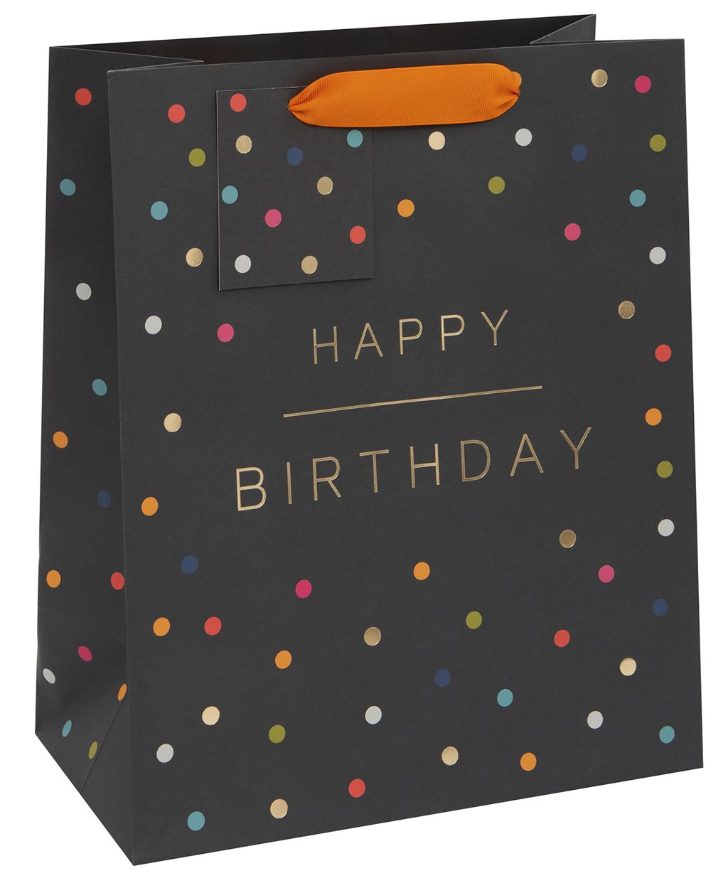 Happy Birthday Spots Large Gift Bag