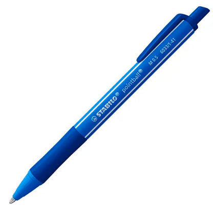STABILO pointball colorful Ballpoint Pen – Ultramarine Barrel, Blue Ink
