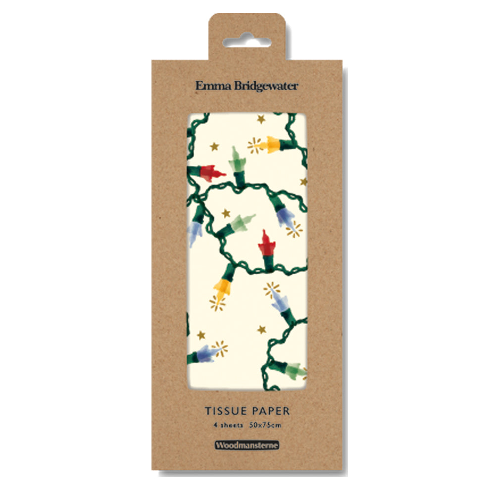 Emma Bridgewater Fairy Lights Christmas Tissue Paper | 4 Sheets