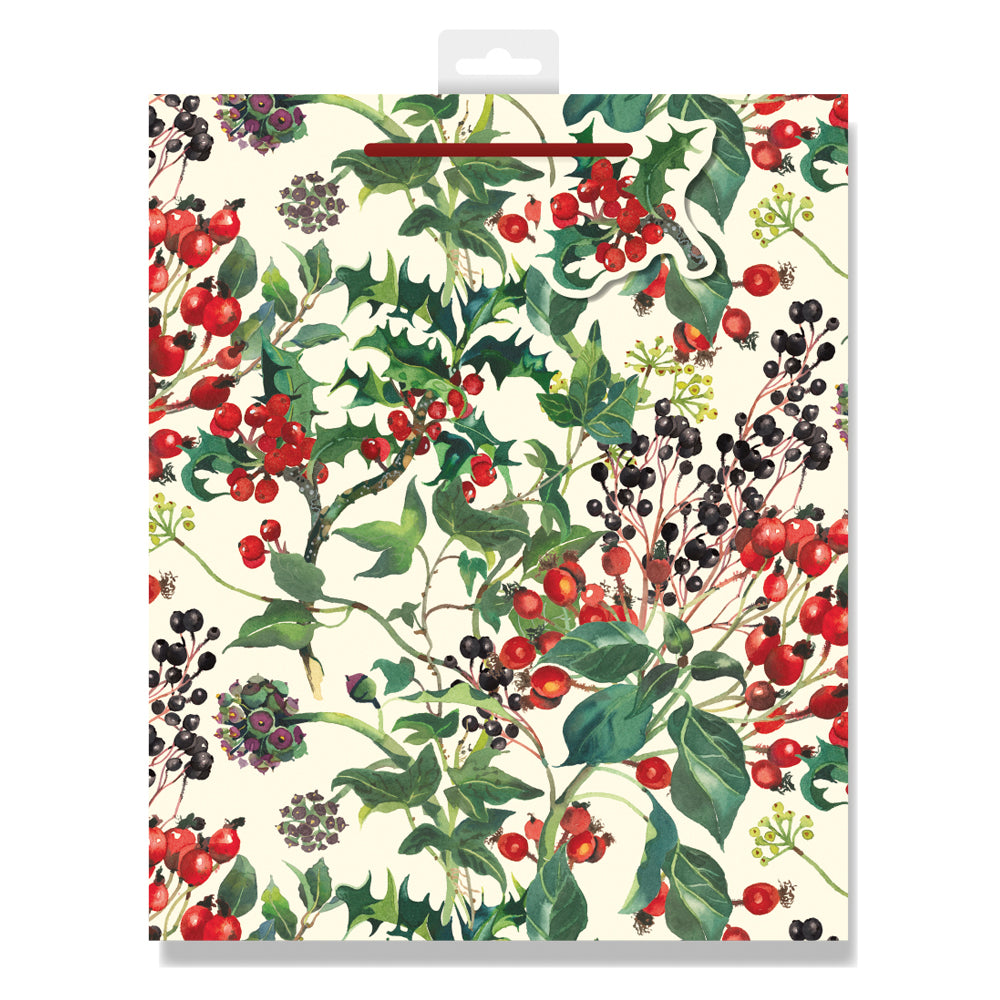 Emma Bridgewater Winter Flowers Large Christmas Gift Bag
