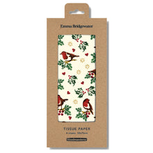 Emma Bridgewater Little Robin Christmas Tissue Paper | 4 Sheets