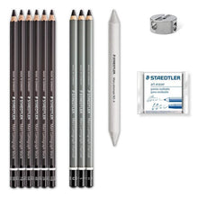 Staedtler Design Journey charcoal set contents