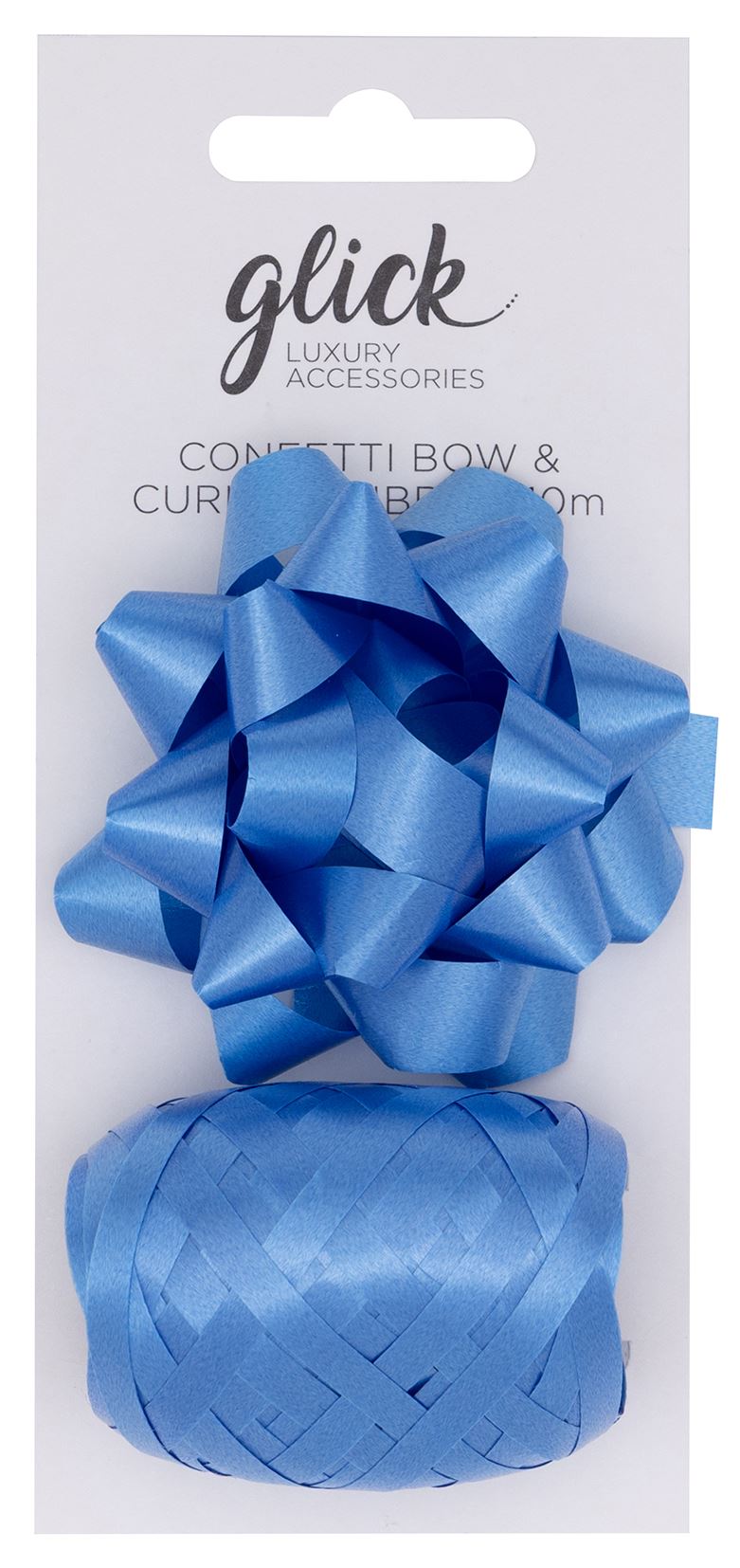 Indigo Blue Bow & Curling Ribbon Set