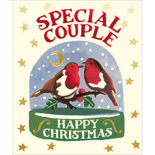 Emma Bridgewater Special Couple Robins Snowglobe Christmas Card