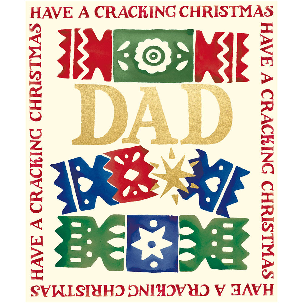 Emma Bridgewater Dad Have a Cracking Christmas Card