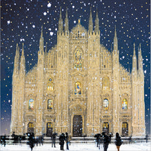 Milan Cathedral in the Snow Christmas Card