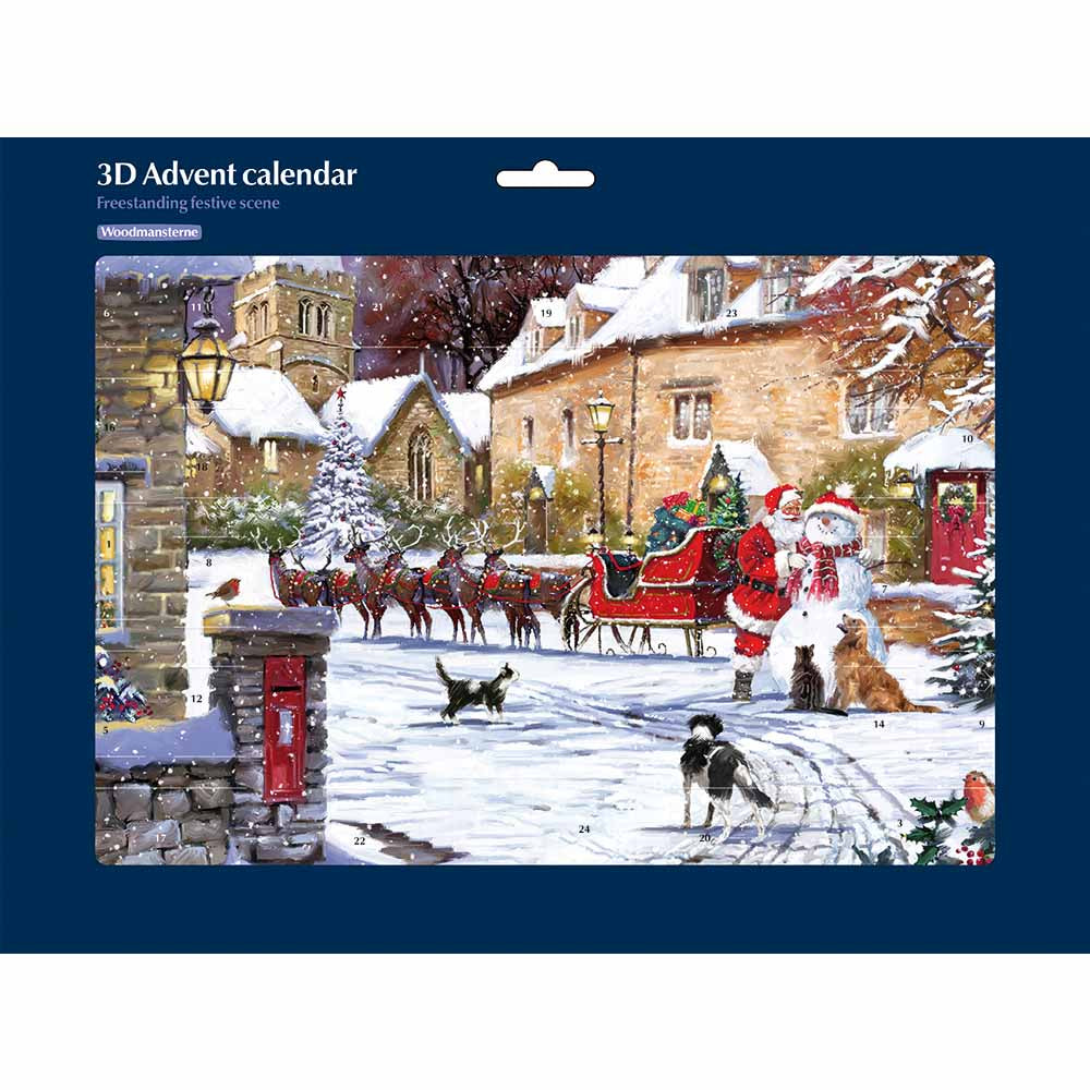 Village Delivery 3D Freestanding Advent Calendar
