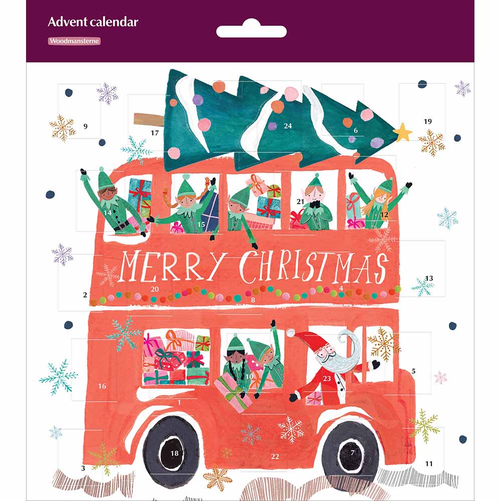 Festive Ride Christmas Bus Advent Calendar