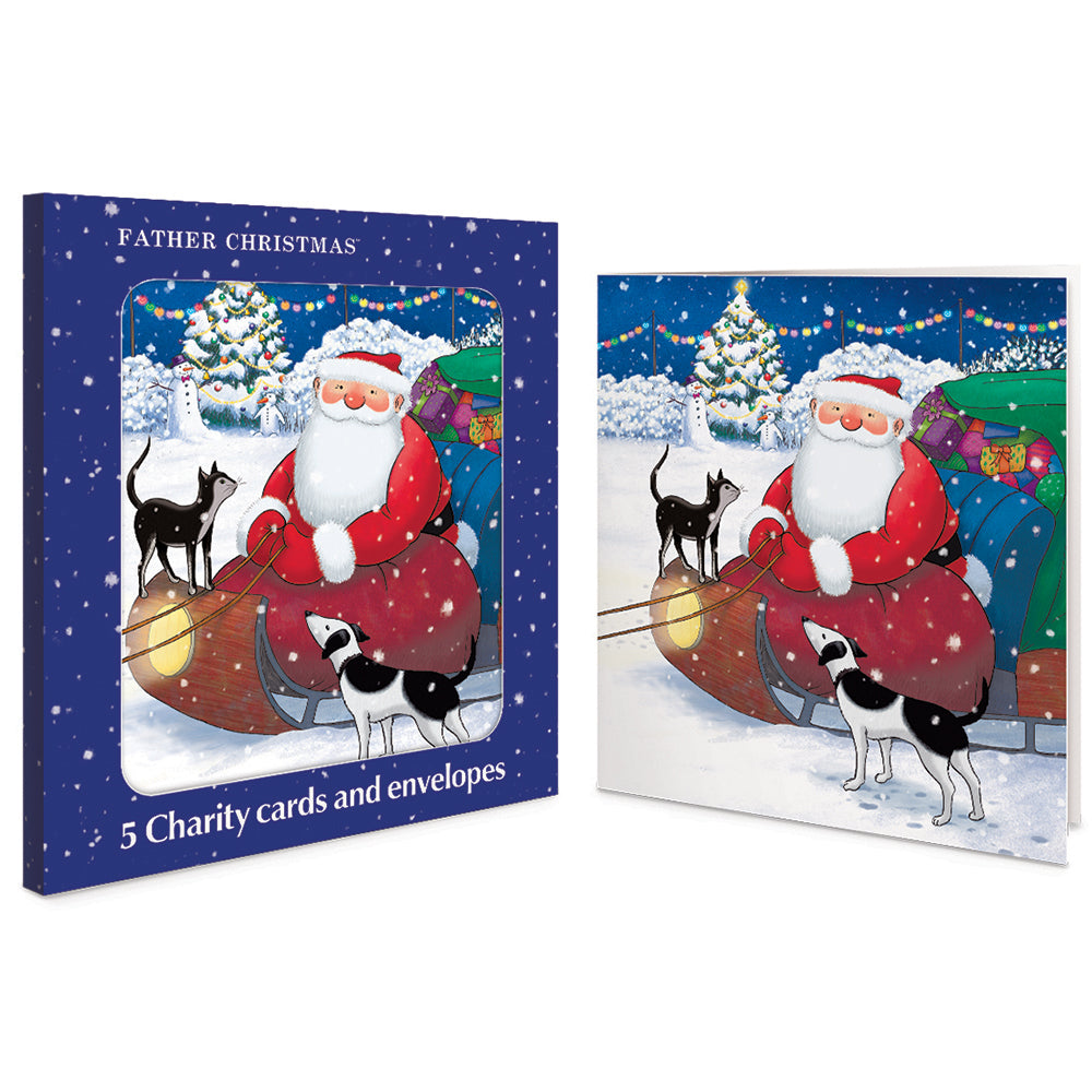 Raymond Briggs Father Christmas Charity Christmas Cards | Pack of 5