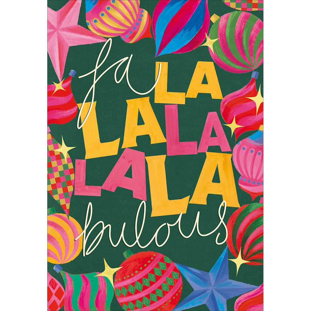 Fa La La La-bulous Christmas Card