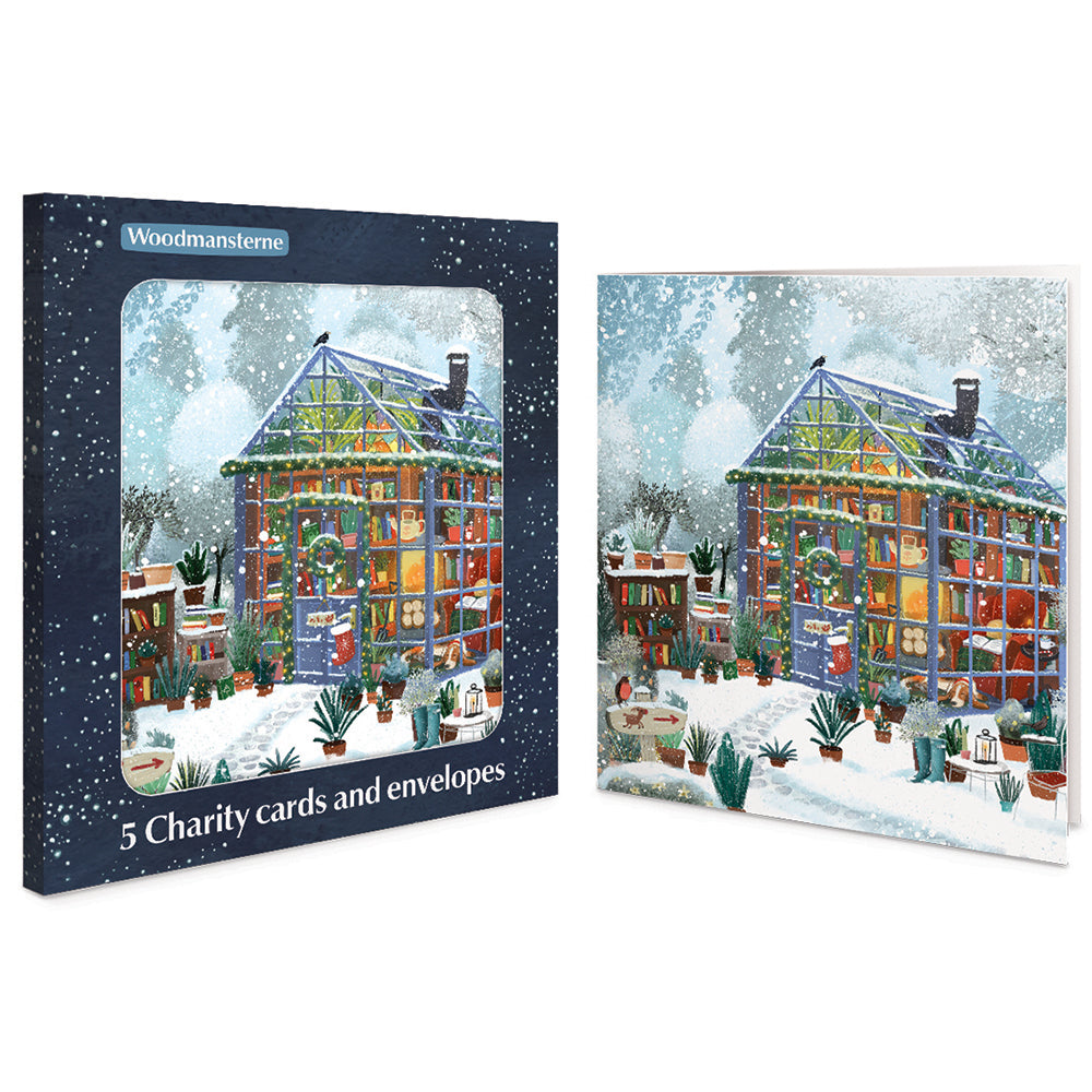 Winter Delights Glasshouse Charity Christmas Cards | Pack of 5