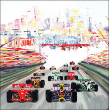 Pole Position Formula One Racing Birthday Card
