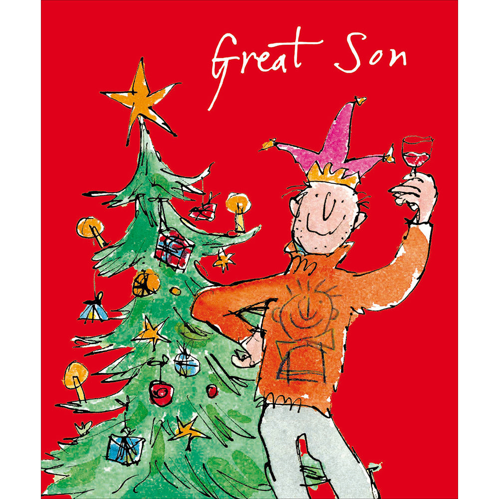 Quentin Blake Great Son Christmas Card