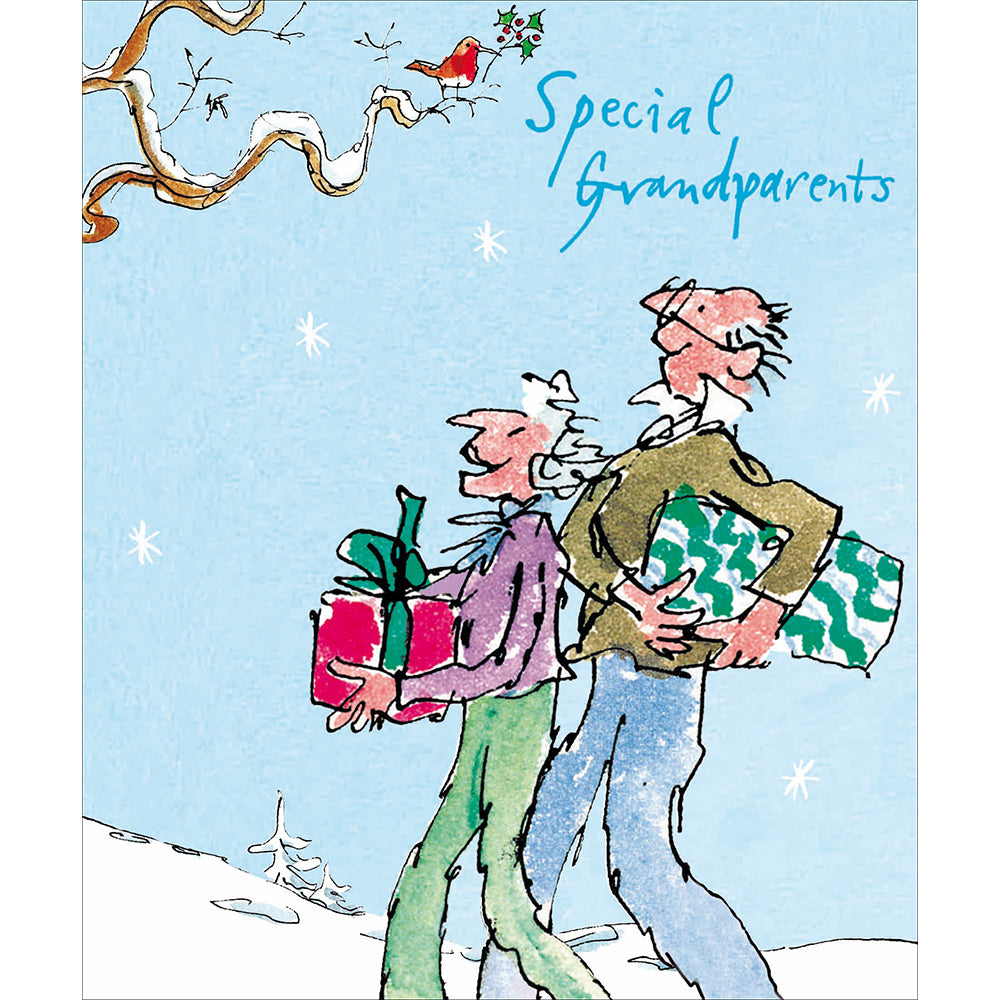 Quentin Blake Special Grandparents Christmas Card