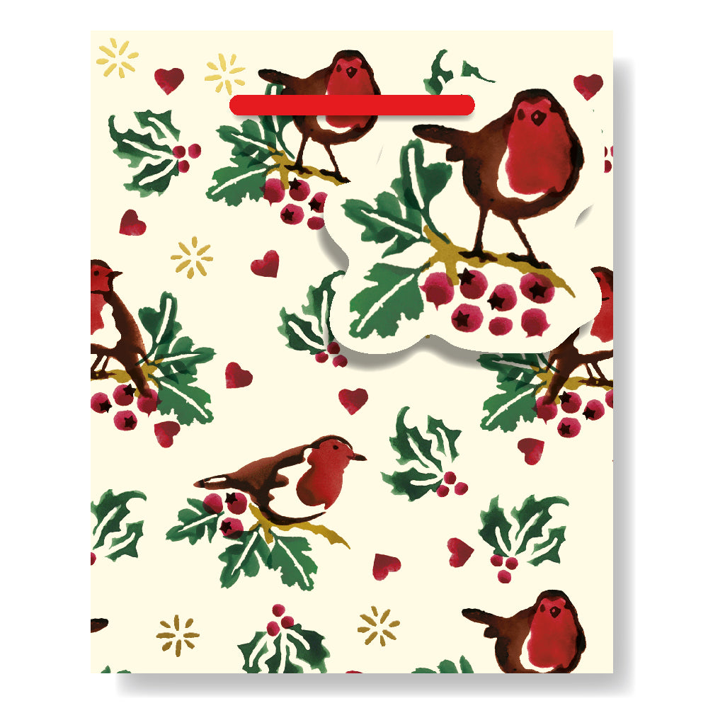 Emma Bridgewater Little Robins Mug Gift Bag
