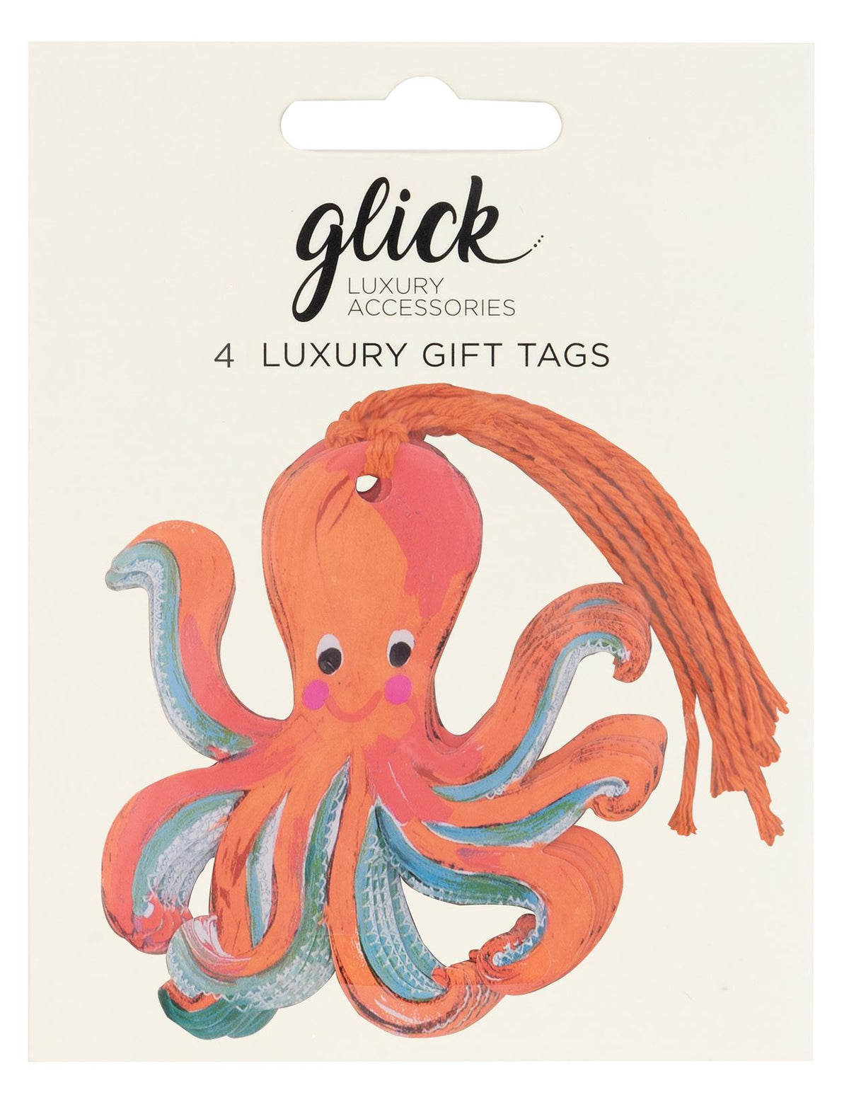 Octopus Gift Tags (Pack of 4)