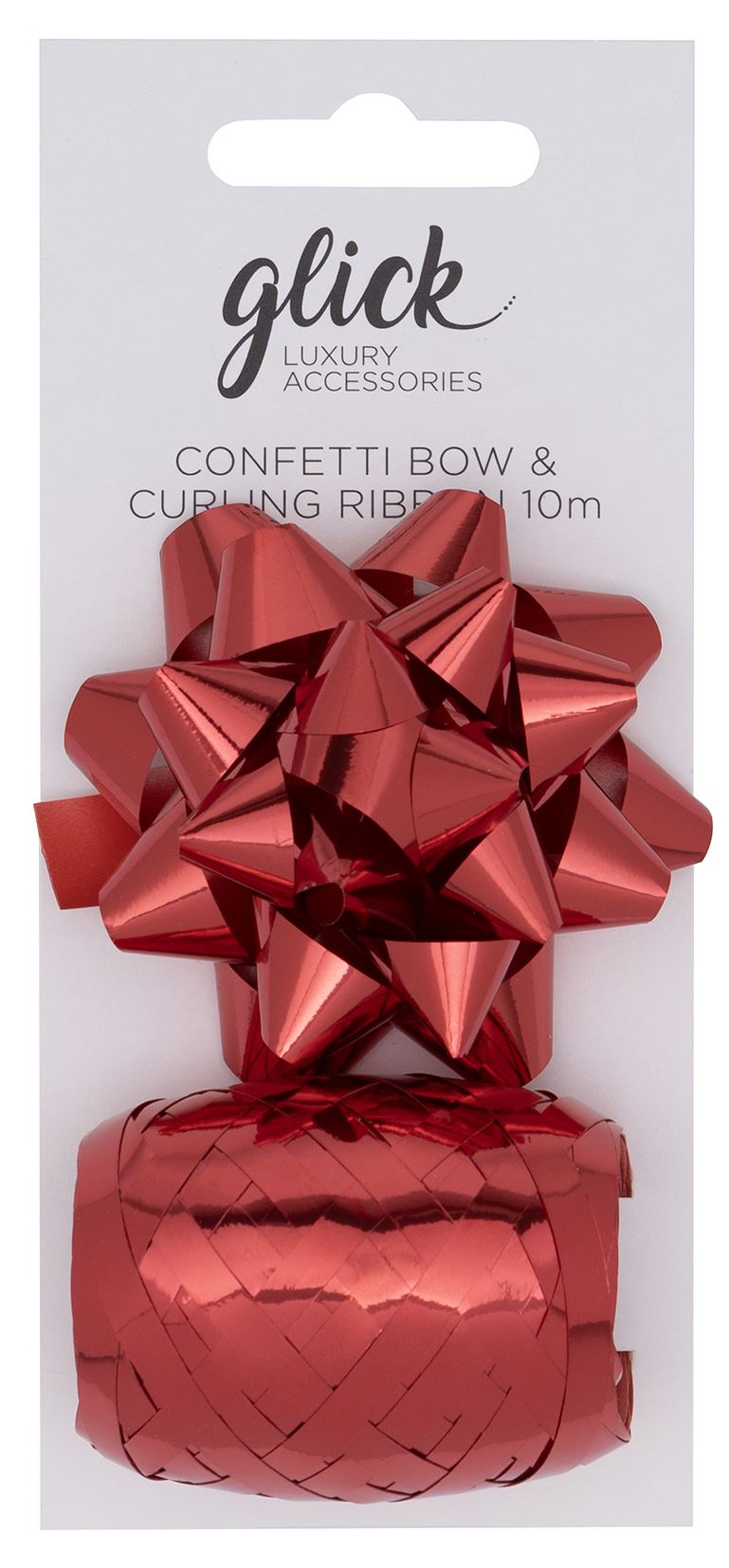 Red Bow & Curling Ribbon Set