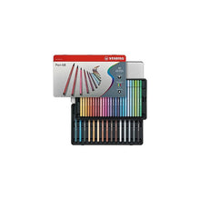 STABILO Pen 68 tin of 40 – open