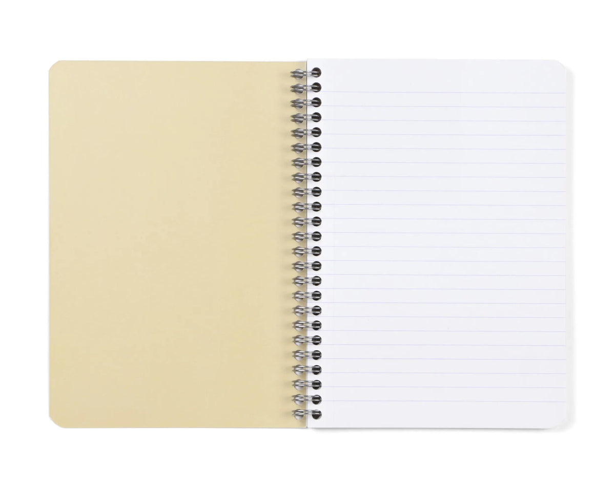 Clairefontaine Forever Recycled Wirebound Notebook - A5 Lined - 120 Pages - Assorted Colours