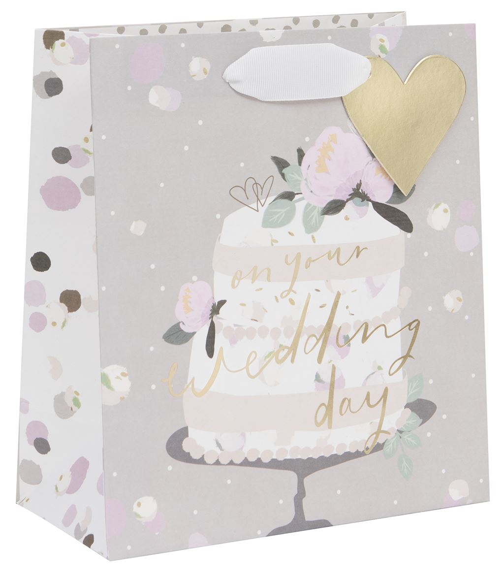 Glick Medium Gift Bag - Wedding Cake