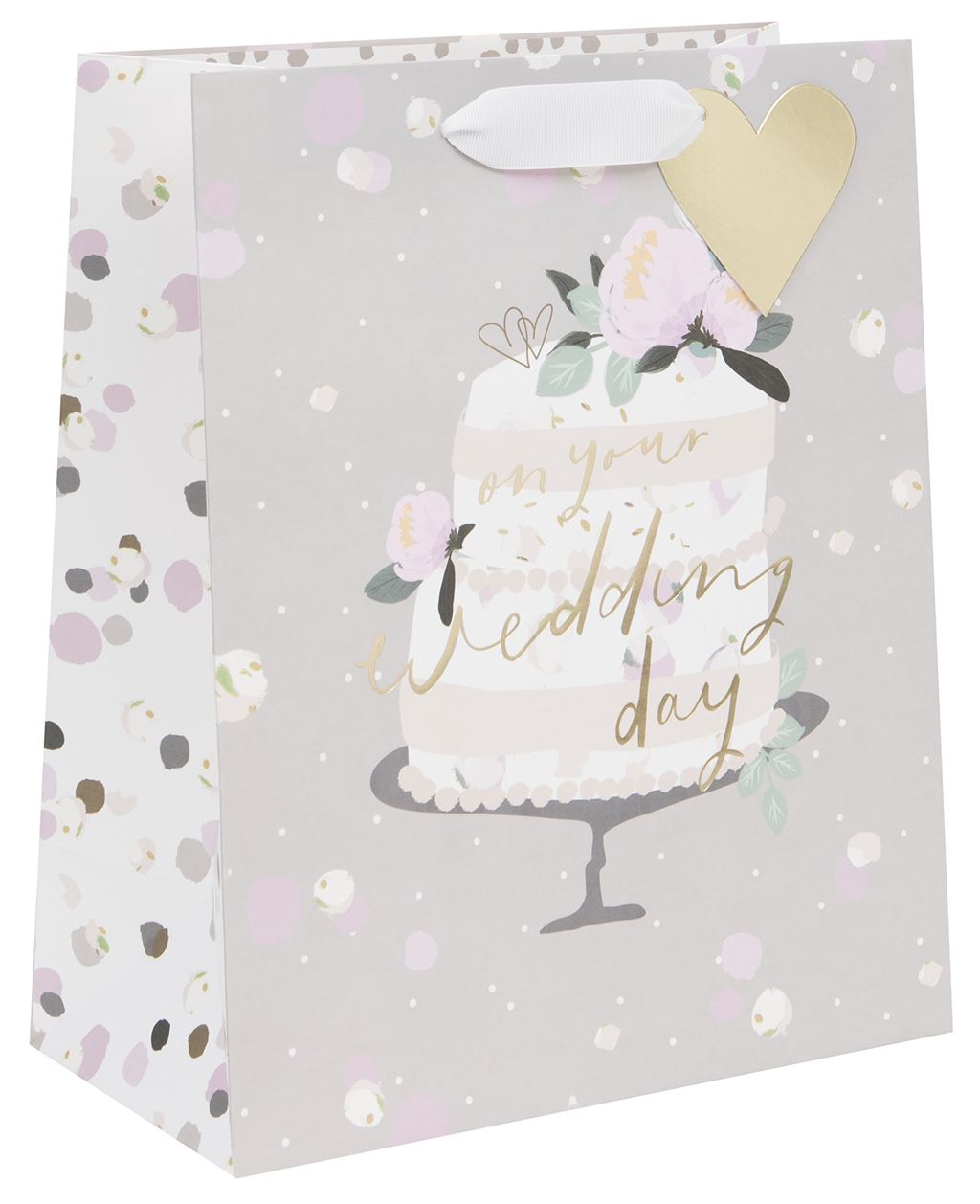 Wedding Cake Large Gift Bag by Stephanie Dyment