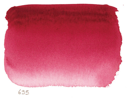 Sennelier Artist Watercolour Half Pan – Alizarin Crimson Lake 695