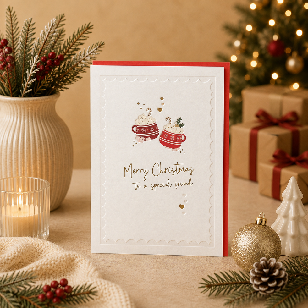 Copacetic Christmas Special Friend Christmas Card by Heyyy