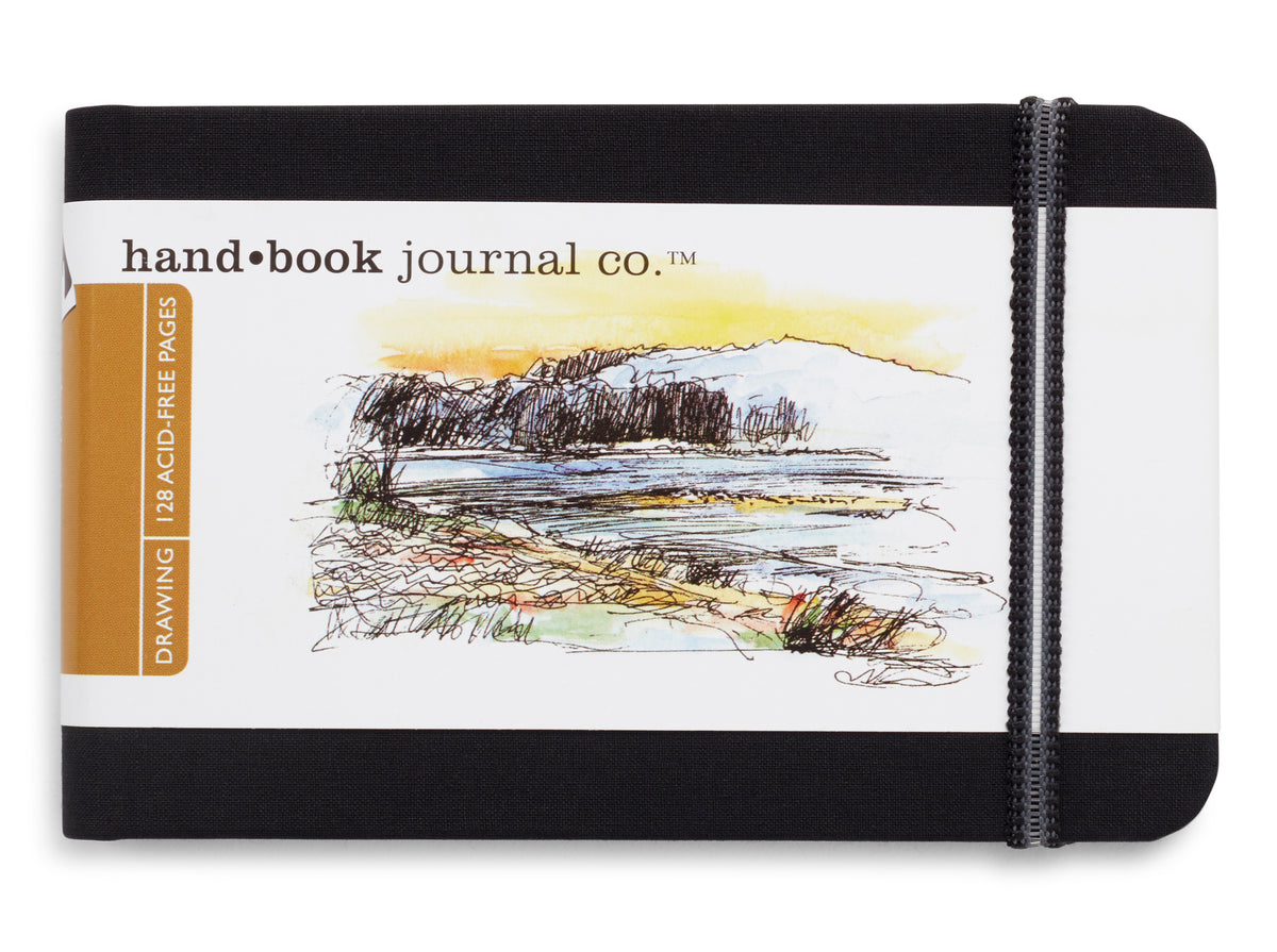 Global Paper Journal Landscape 3.5 x 5.5in (8.9 x 14cm) – Ivory Black