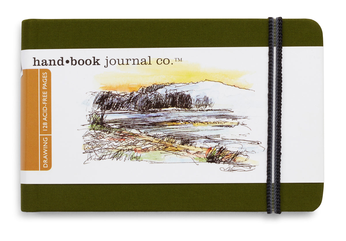 Global Paper Journal Landscape 3.5 x 5.5in (8.9 x 14cm) – Cadmium Green