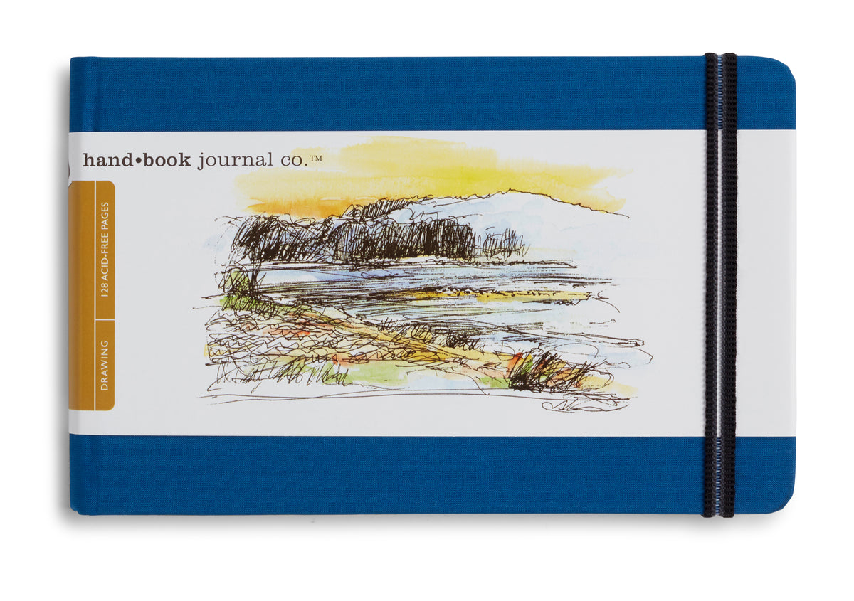 Global Paper Journal Landscape 5.5 x 8.25in (14 x 21cm) – Ultramarine Blue
