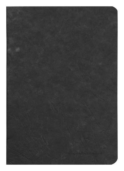 Clairefontaine Nomaddict Staplebound Notebook - A5 Lined - 96 Pages - Black