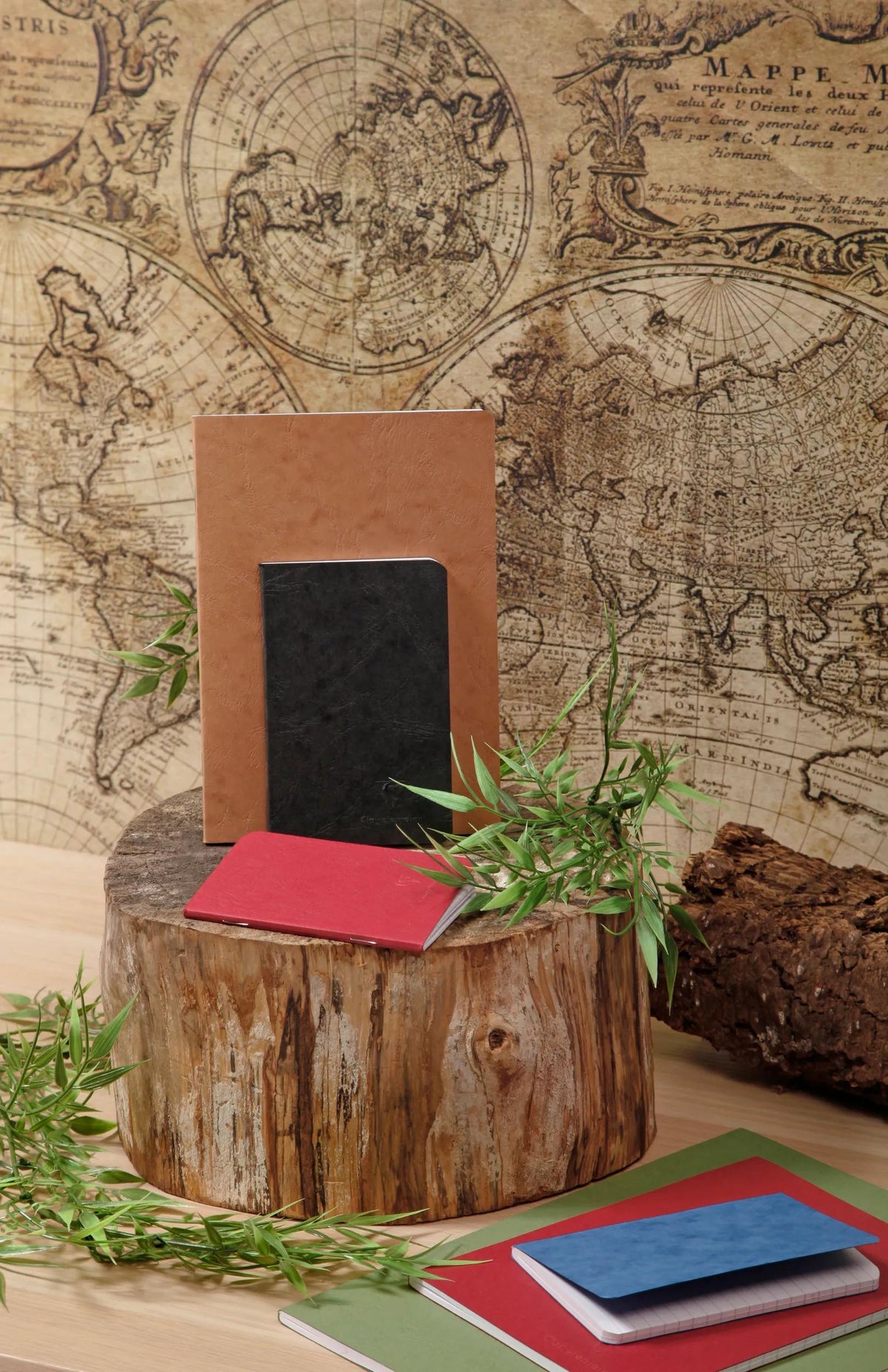 Clairefontaine Nomaddict Staplebound Notebook - A5 Lined - 96 Pages - Black