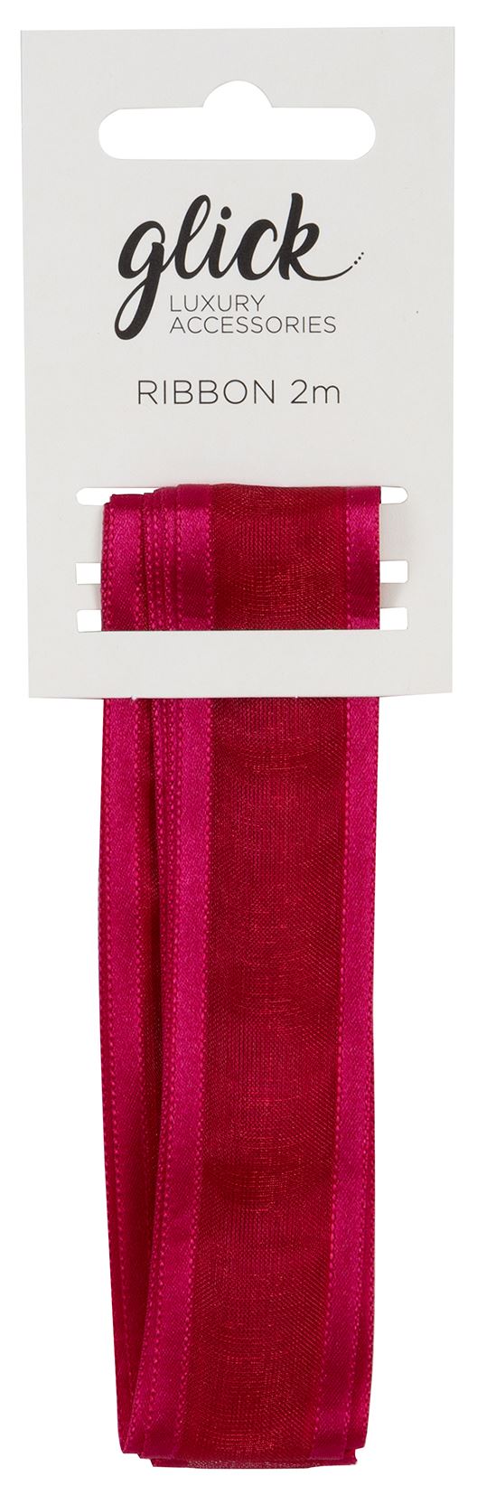 Hot Pink Satin-Edge Ribbon