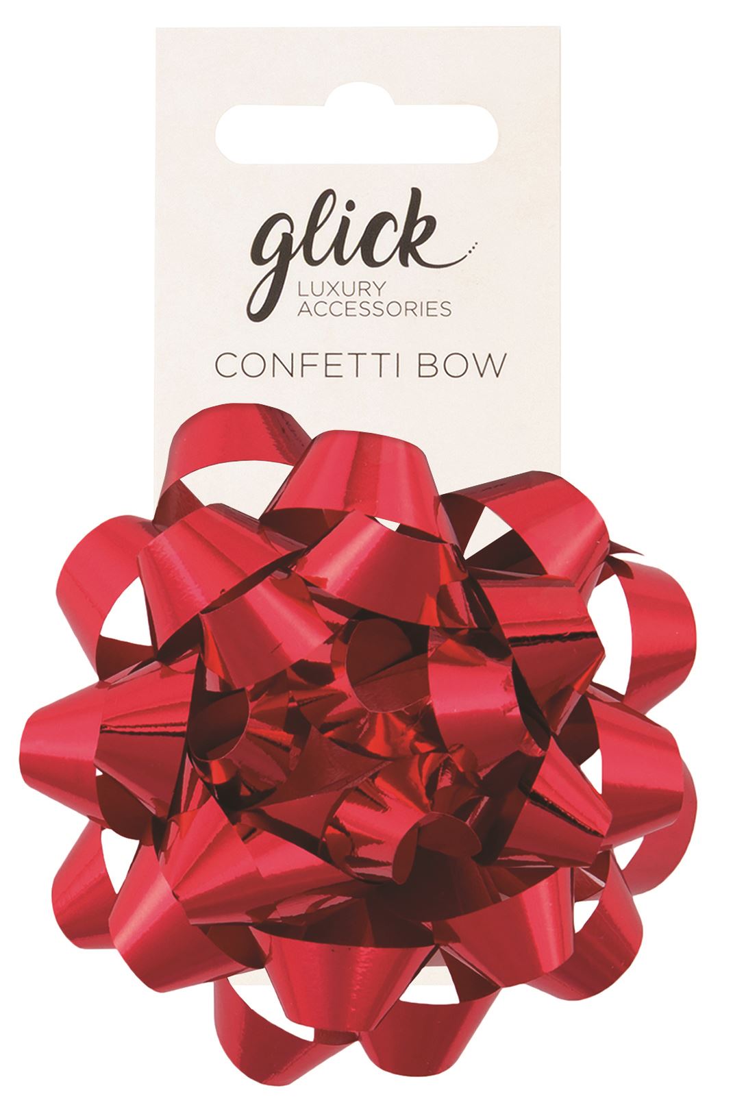Red Metallic Gift Bow